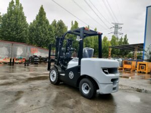 Chariot élévateur diesel de 3 tonnes, référence arrière de trois quarts