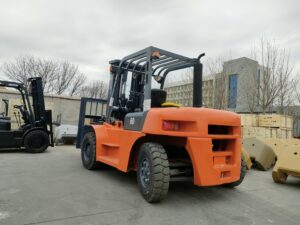 Chariot élévateur diesel de 6 tonnes, référence arrière de trois quarts