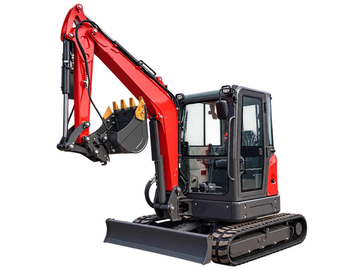 HT-50 mini excavator product reference image