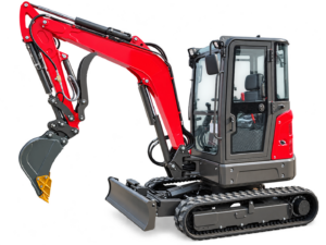 HT-50 mini excavator product reference image