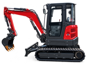 HT-50 mini excavator product reference image