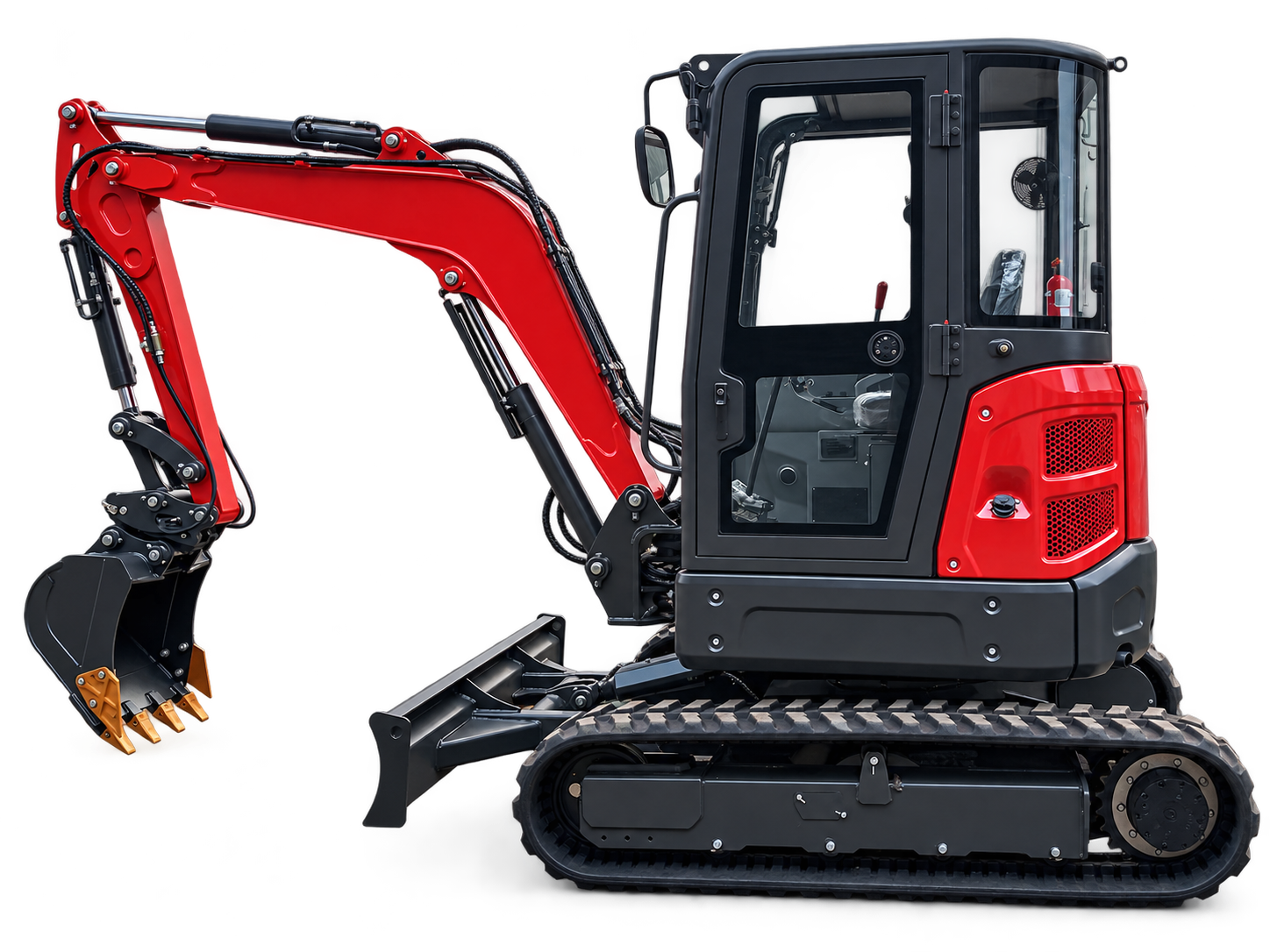 HT-50 mini excavator product reference image