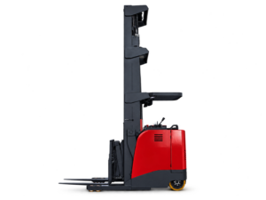 Carrello retrattile a doppia profondità in piedi Huateng CQDJ-S, vista laterale con pantografo retratto