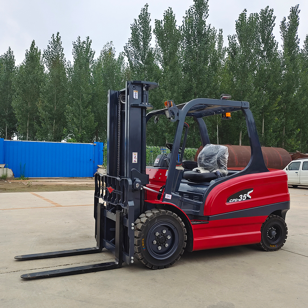 3.5 Ton Electric Forklift mast configuration example — quoted equipment to be confirmed