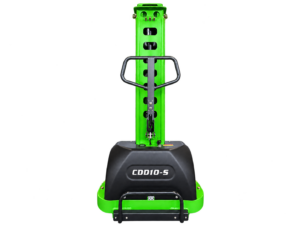 CDD10-S semi-electric self-loading stacker front view